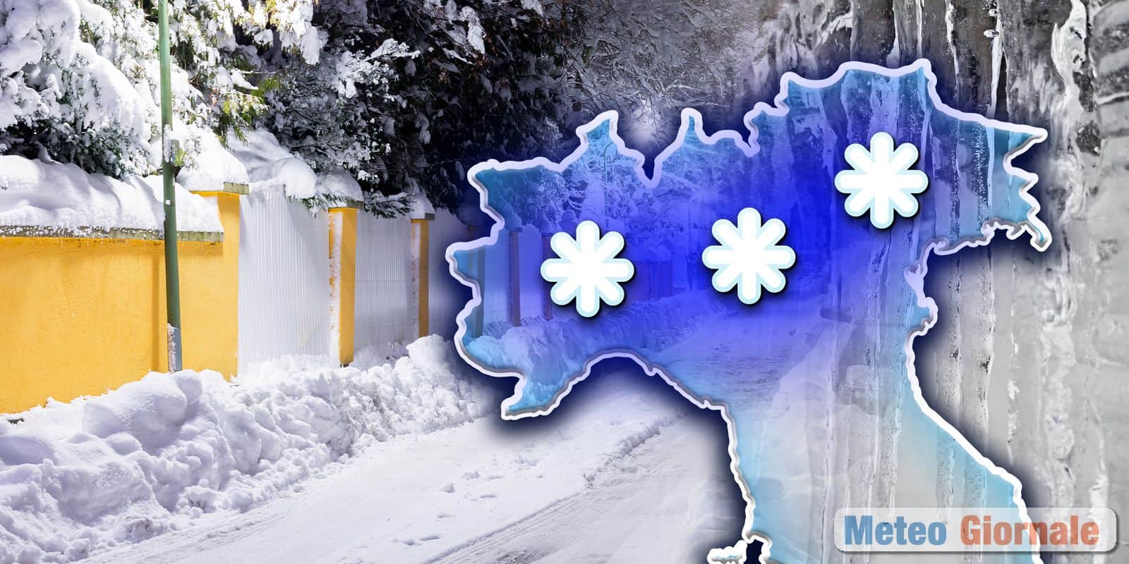 Meteo, 72 ore di NEVE continua: analisi dell’evento e PROVINCE più colpite