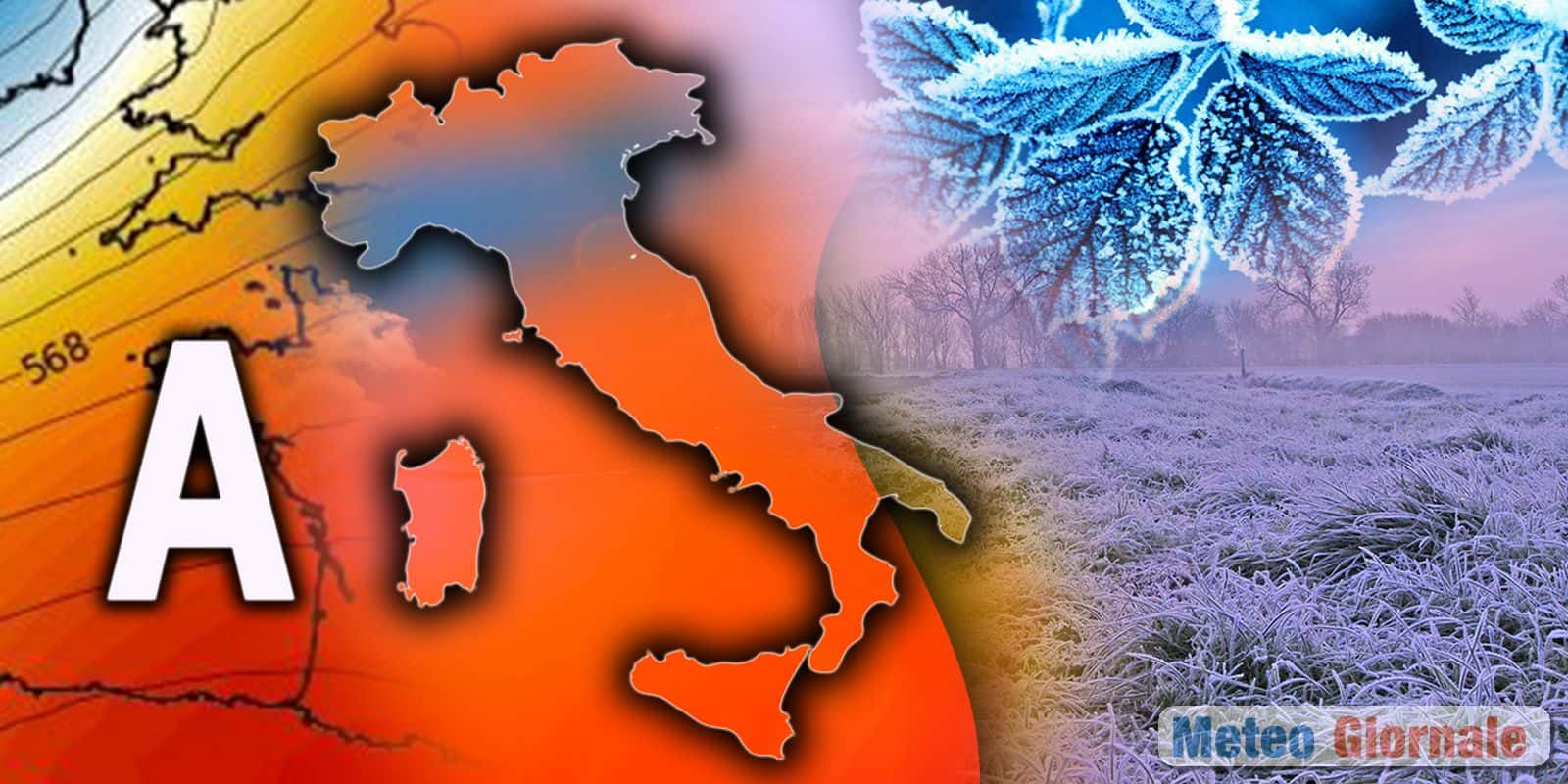 meteo giornale gelo anticiclone africano