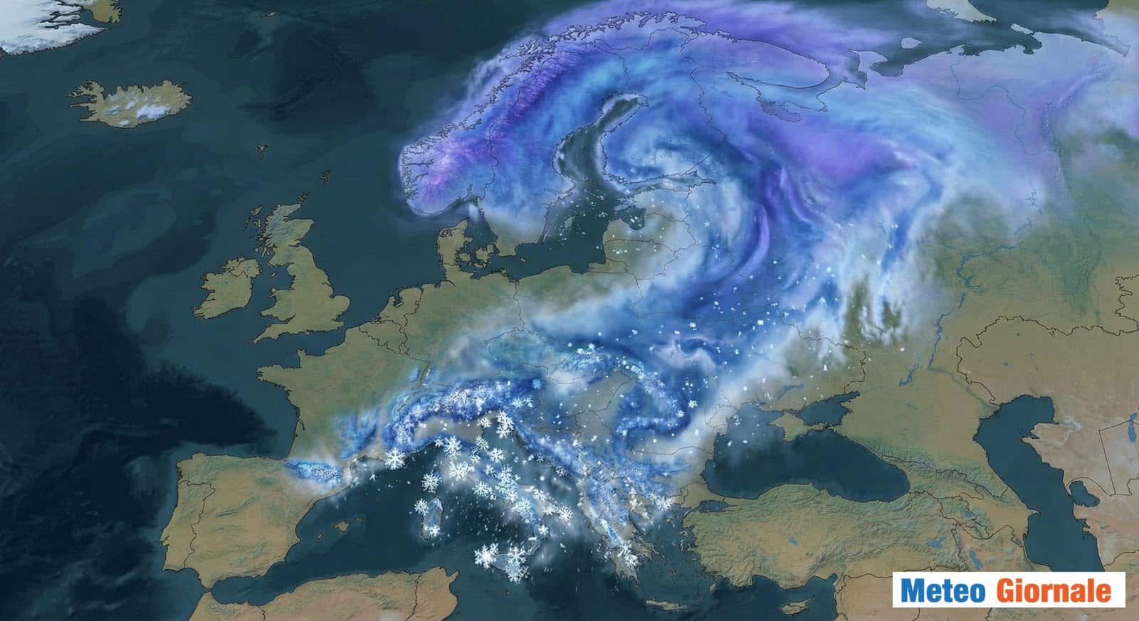 Natale con la neve. Il Vortice del Nord America si riverserà in Europa