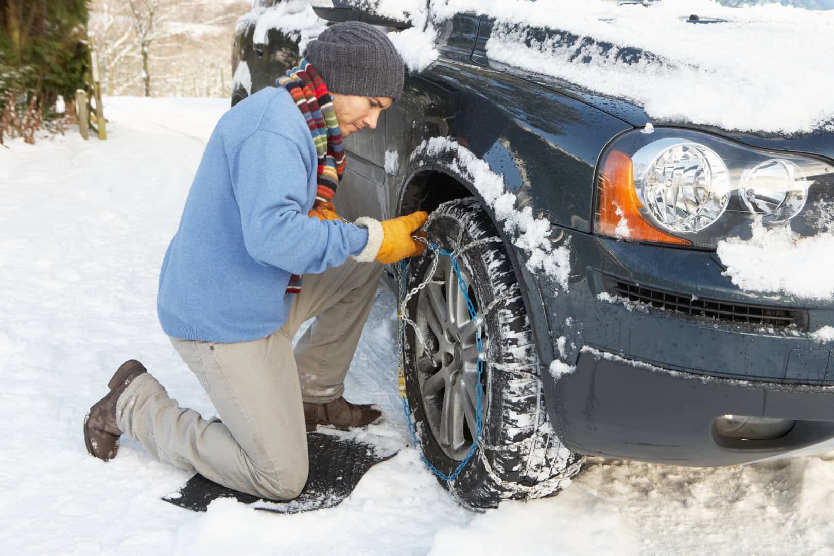 Come montare le catene da neve senza impazzire