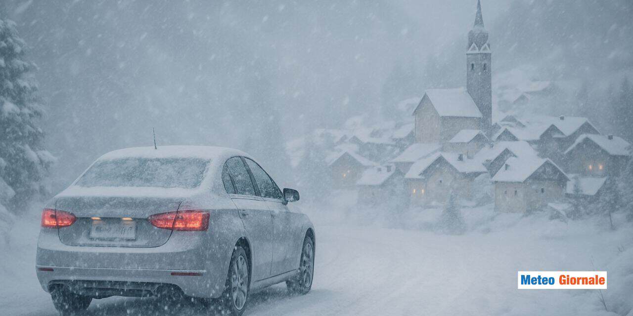 Liguria e Piemonte, forte neve in arrivo