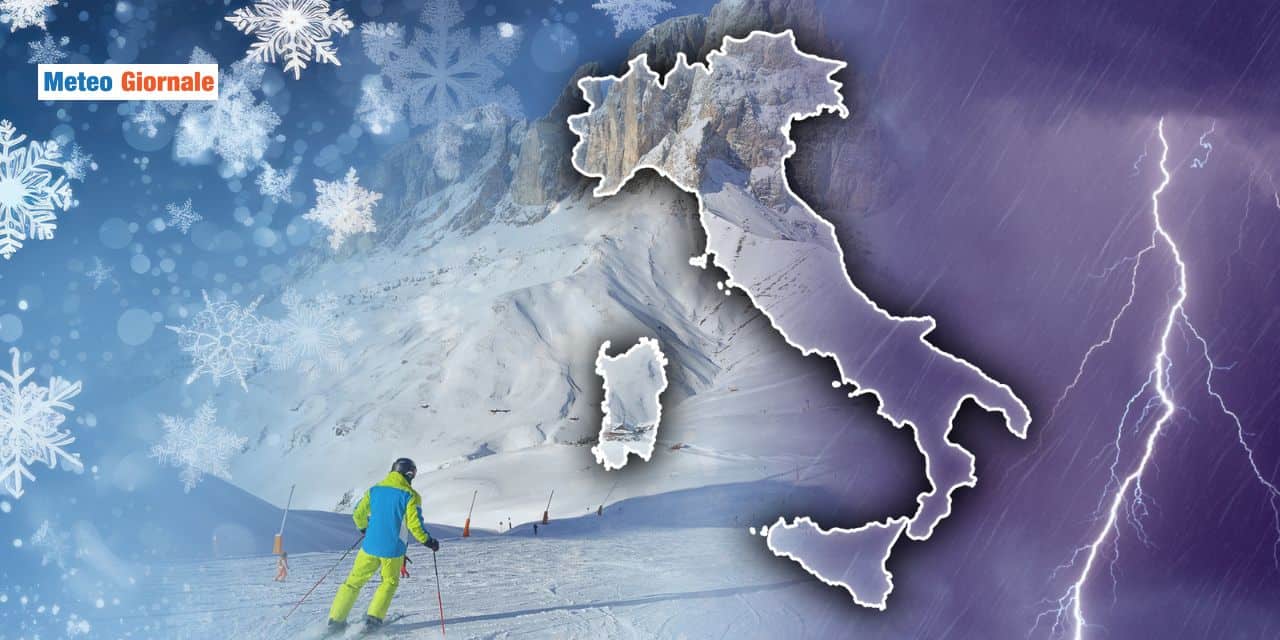 pioggia neve in arrivo meteo 1212