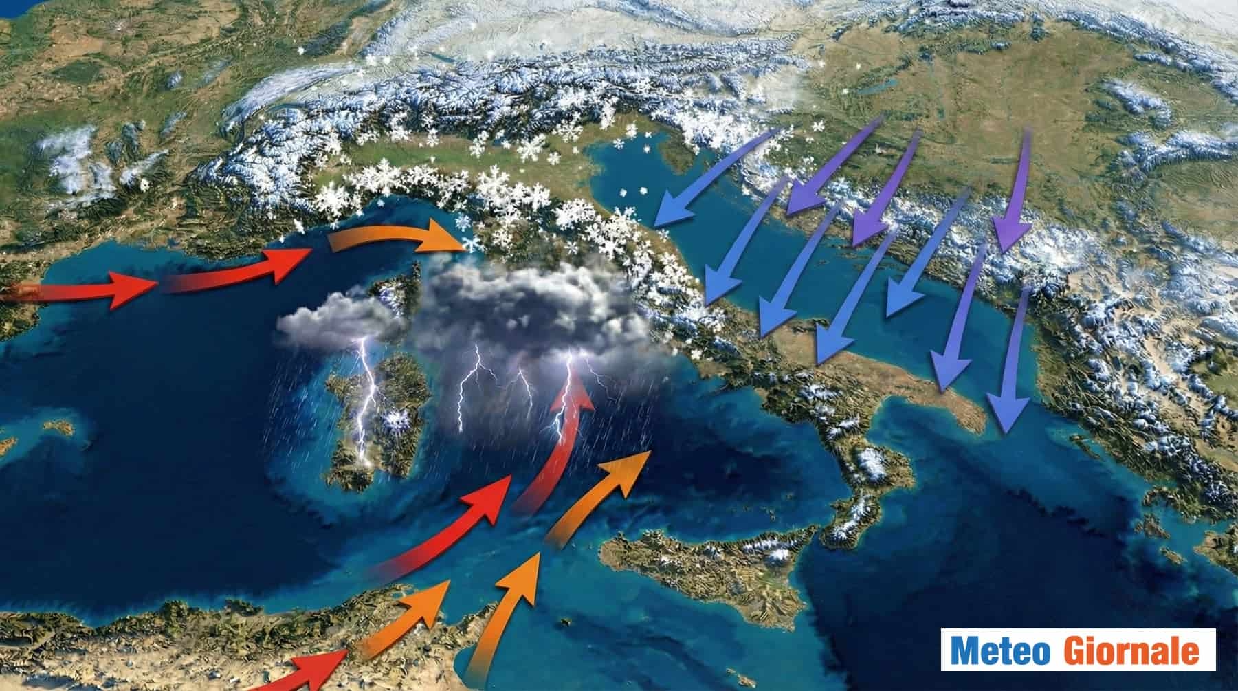 Meteo, l’inverno si sveglia: tra bomba bianca e l’incognita del gelo polare