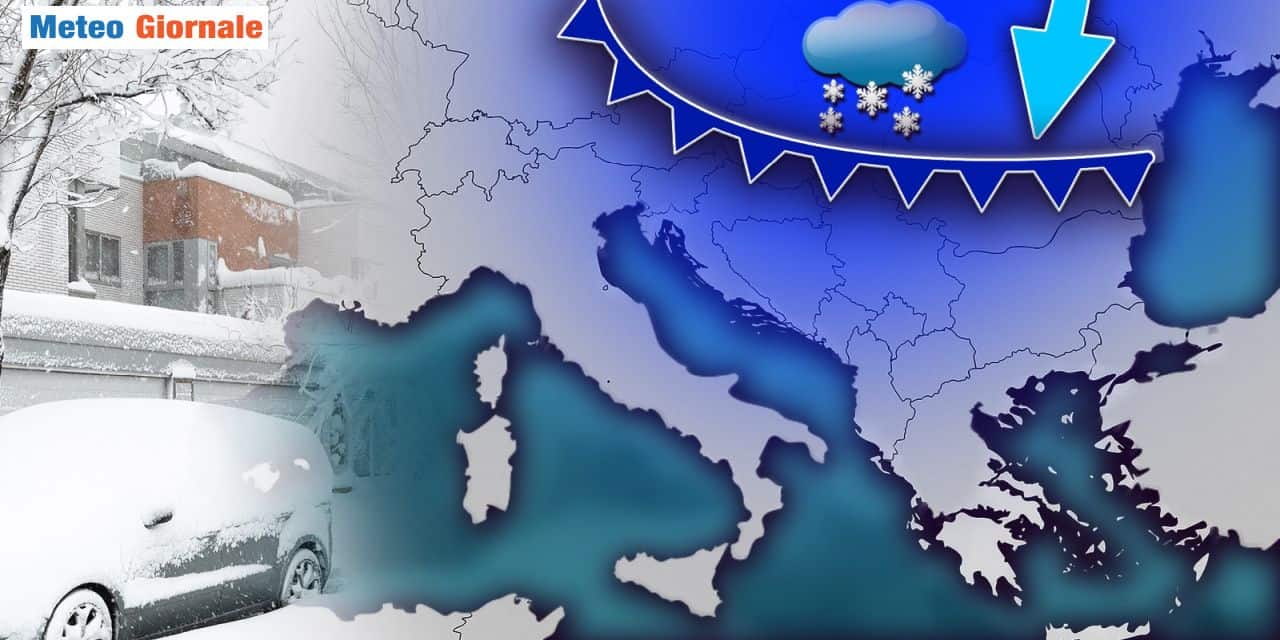 Aria gelida e neve in arrivo