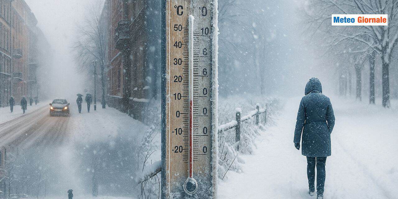 Con questo vortice cadrebbero vagonate di neve su queste zone