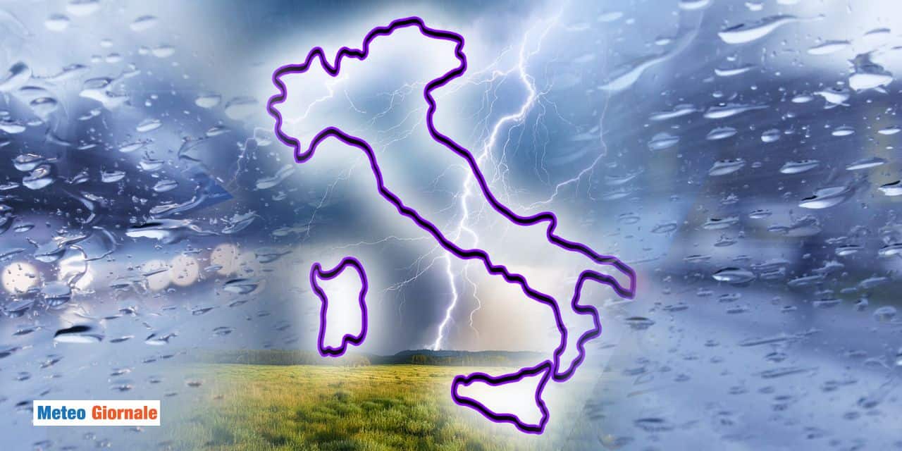 Weekend bagnato per almeno tre regioni, ombrelli aperti