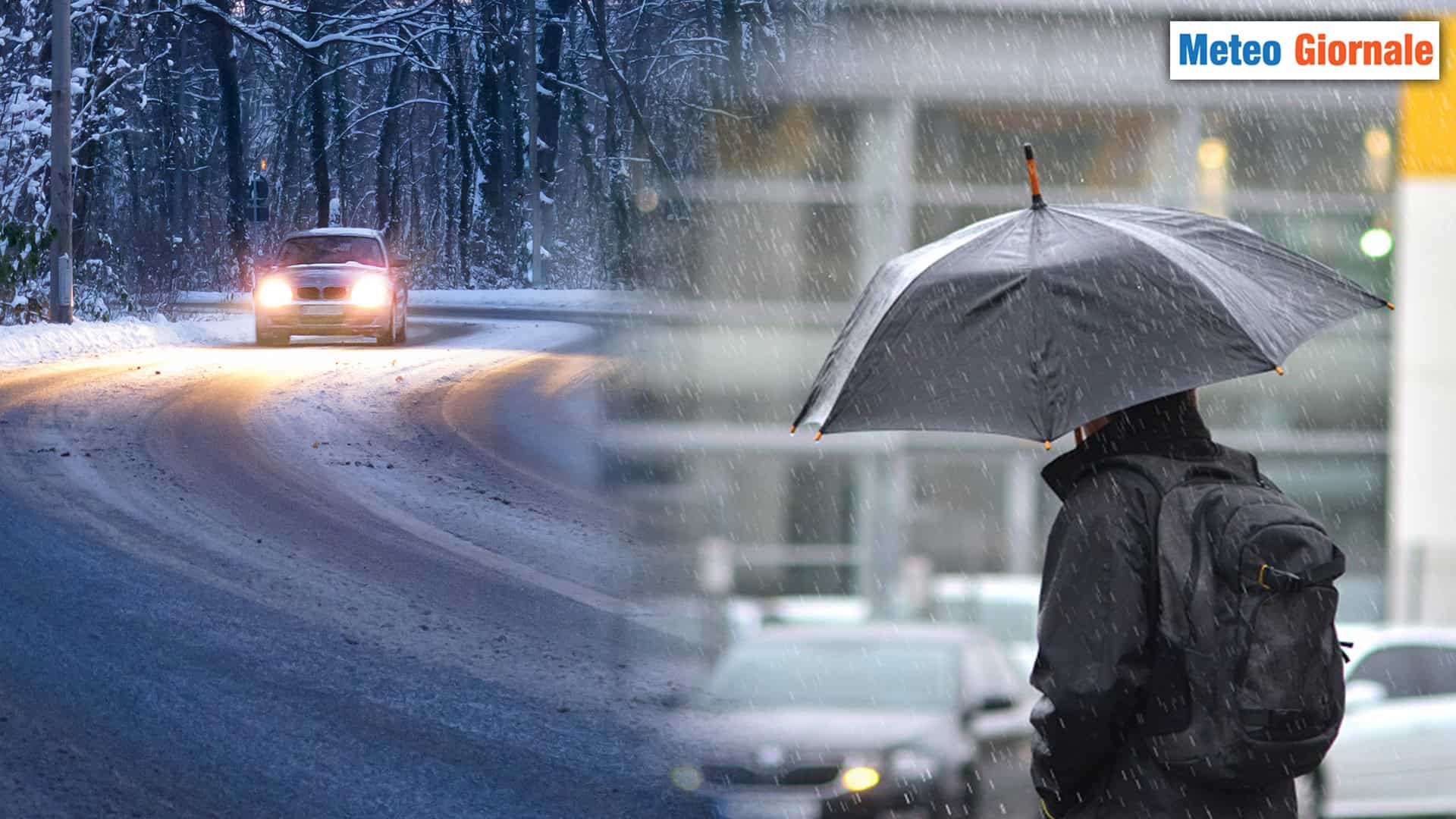 Meteo: Pioggia, Vento e Neve in arrivo nel Weekend