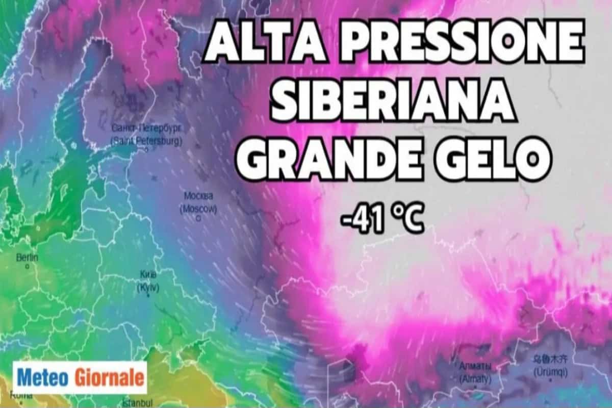 Meteo, Anticiclone Russo-Siberiano in costruzione: Italia e Europa si preparano al GRANDE FREDDO