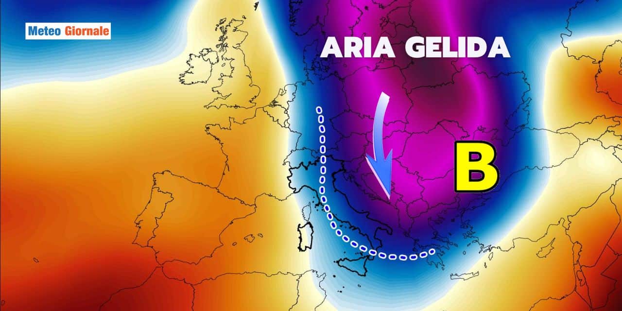 GELO da est lunedi meteo 1001