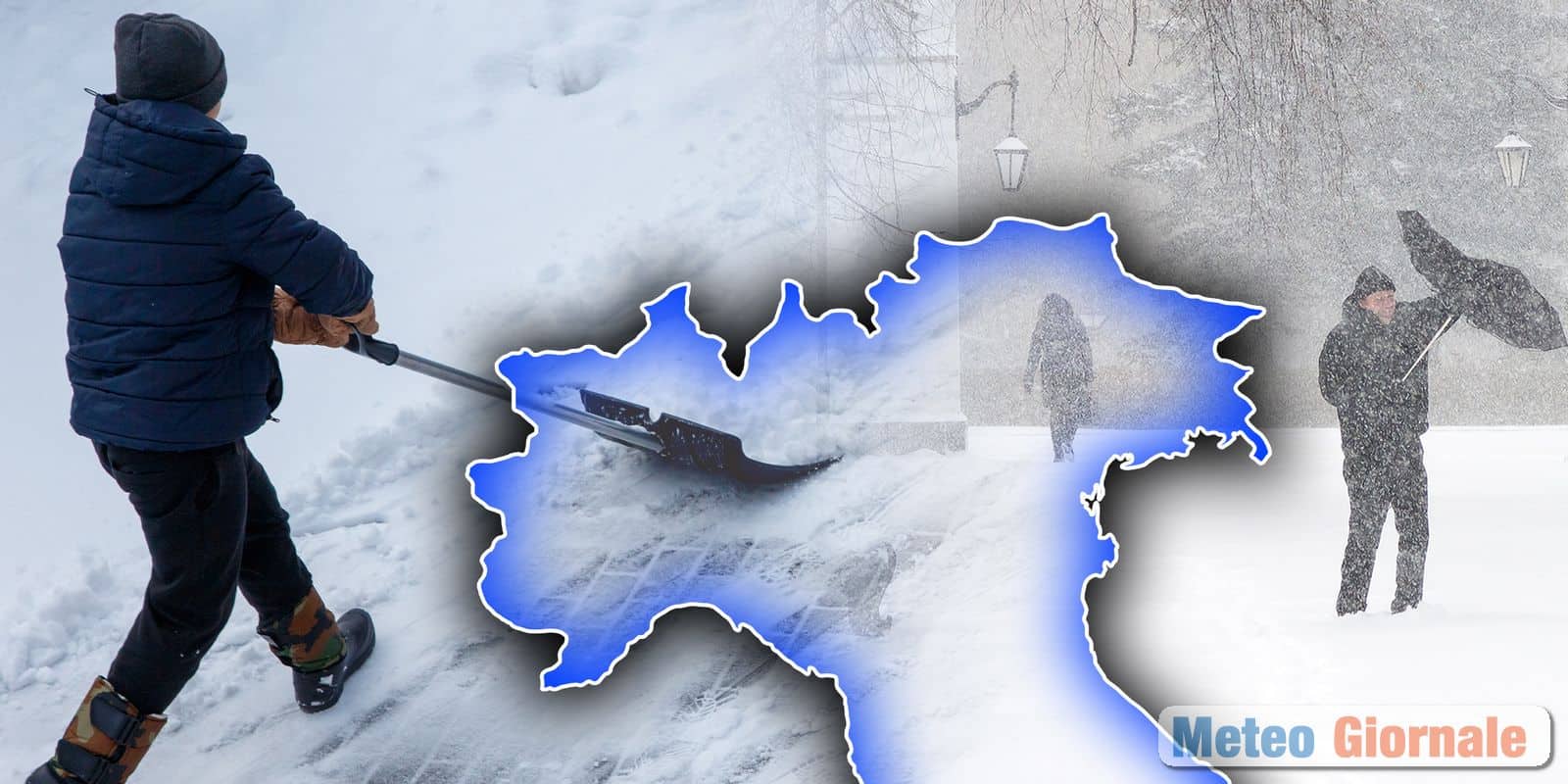 Meteo, irruzione artica porta mezzo metro di neve fino in pianura