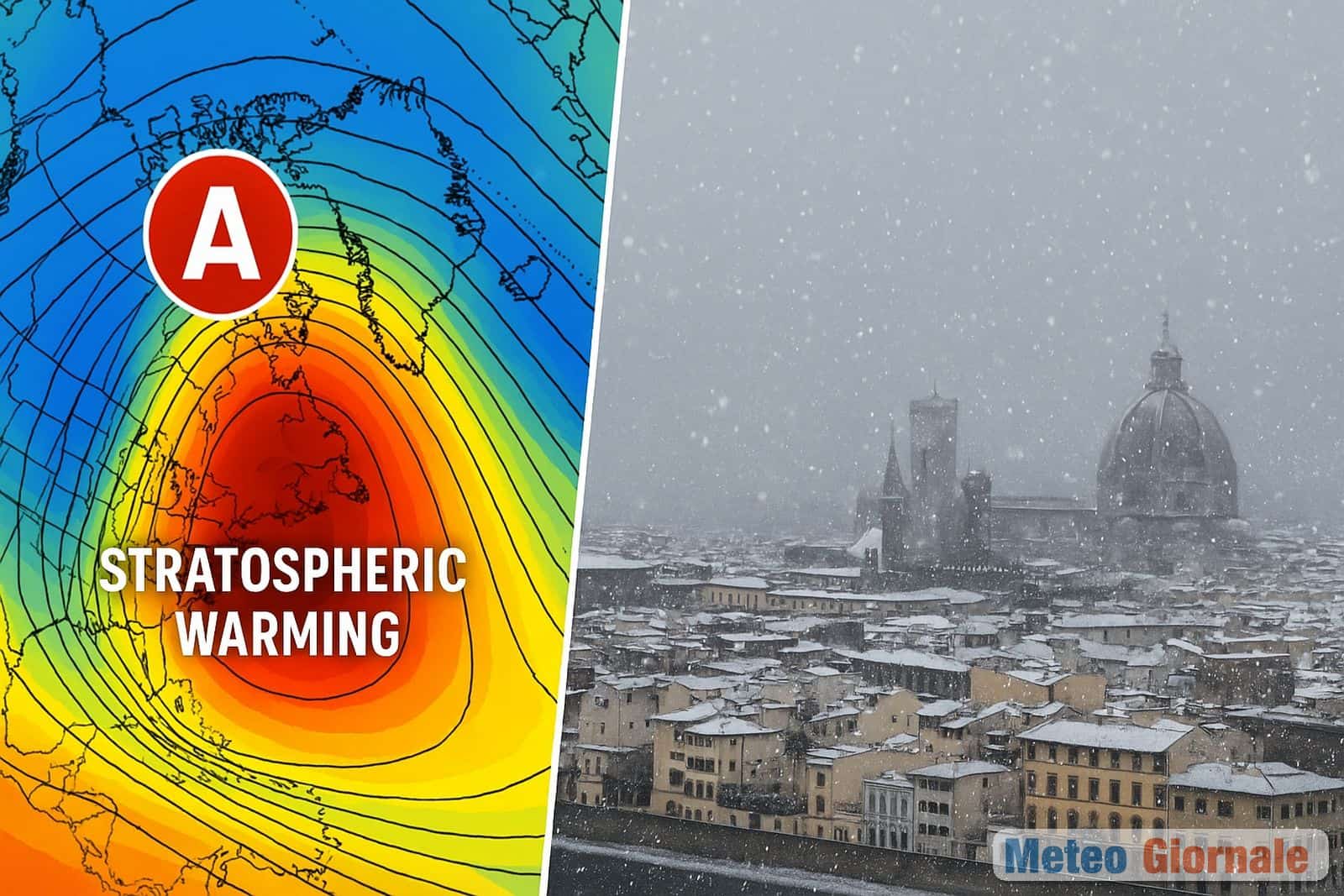 Meteo febbraio il vortice polare si spezza e l’Italia è nel mirino
