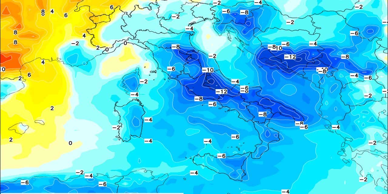 Freddo e gelo alla conquista di tutto il Paese, ecco quanto calerà la temperatura