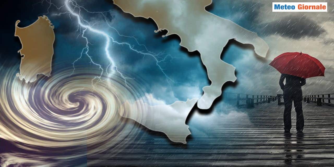 Vortice di maltempo ad inizio settimana