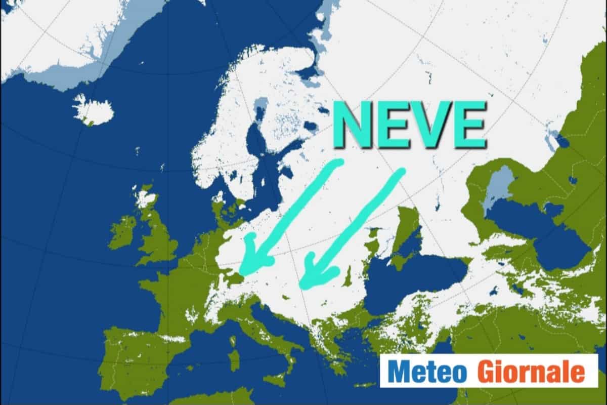 Meteo, fine del flusso zonale: l’INVERNO cambia passo entro fine mese