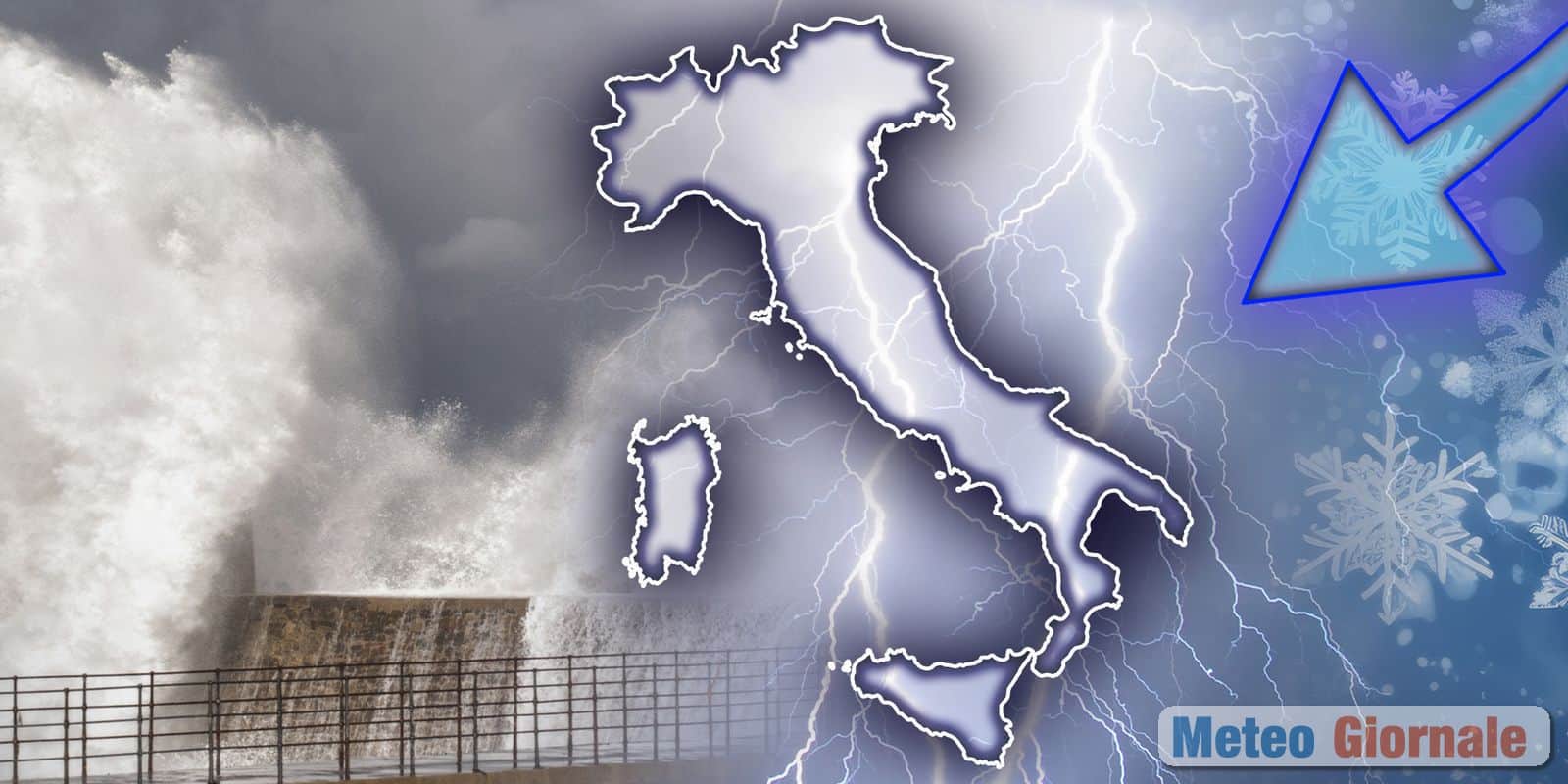 Meteo Italia sotto piogge estreme mentre il gelo prepara l’ingresso