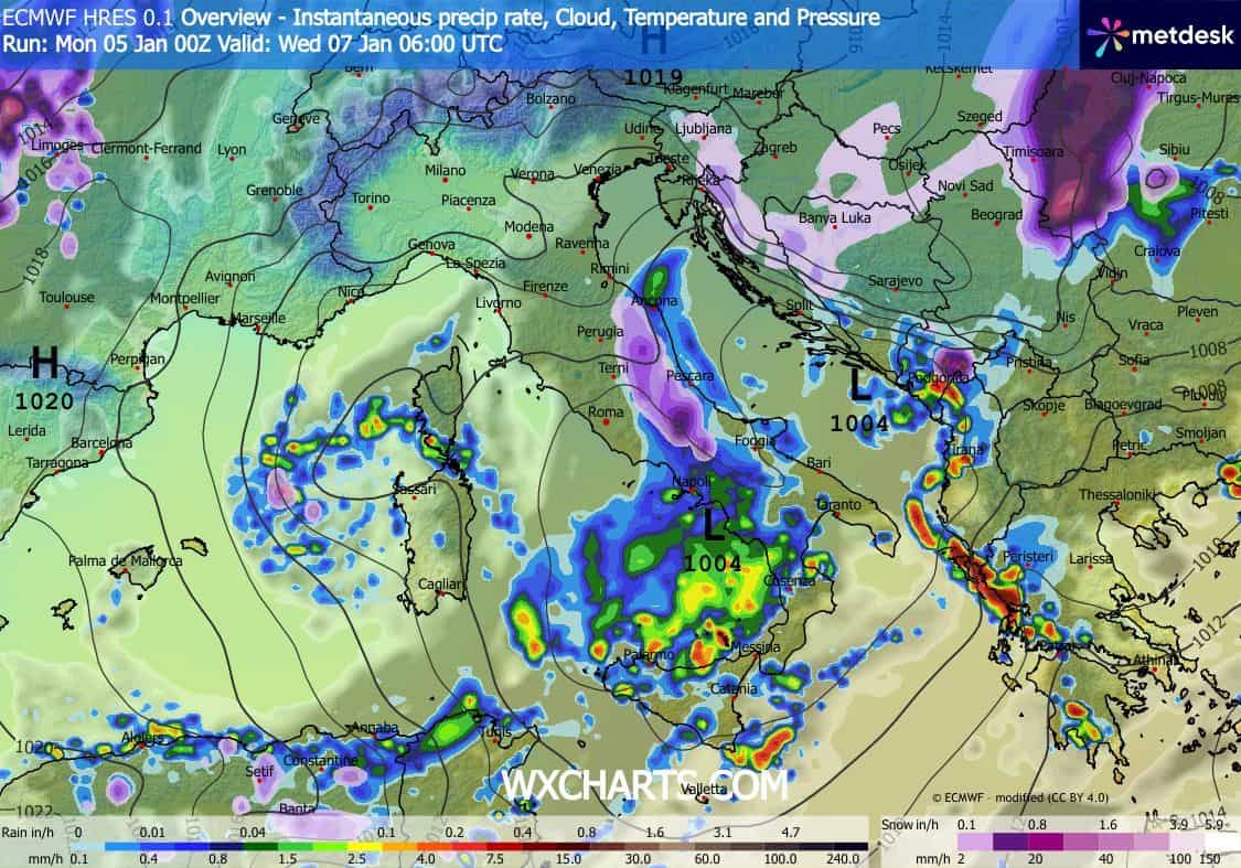 meteo neve imminente