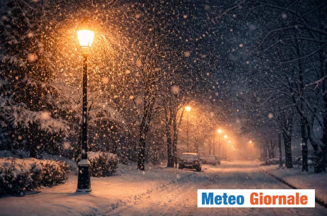 Meteo: torna la NEVE come una volta, prepara il LAMPIONE giusto