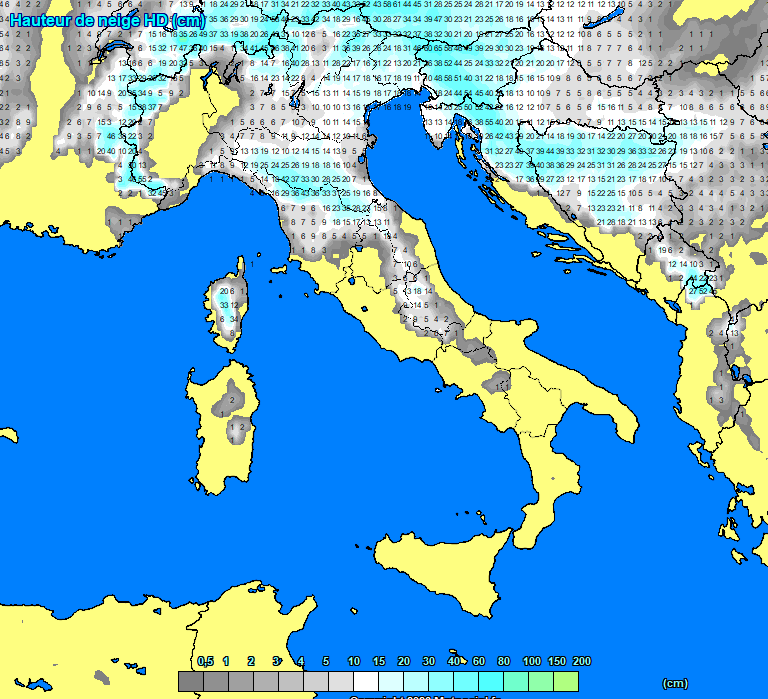 neve gfs