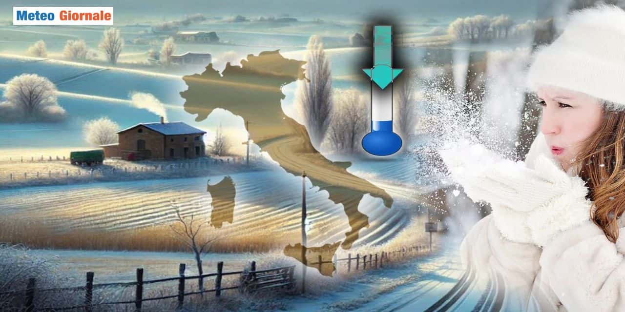 Freddo e neve puntano il Centro-Sud