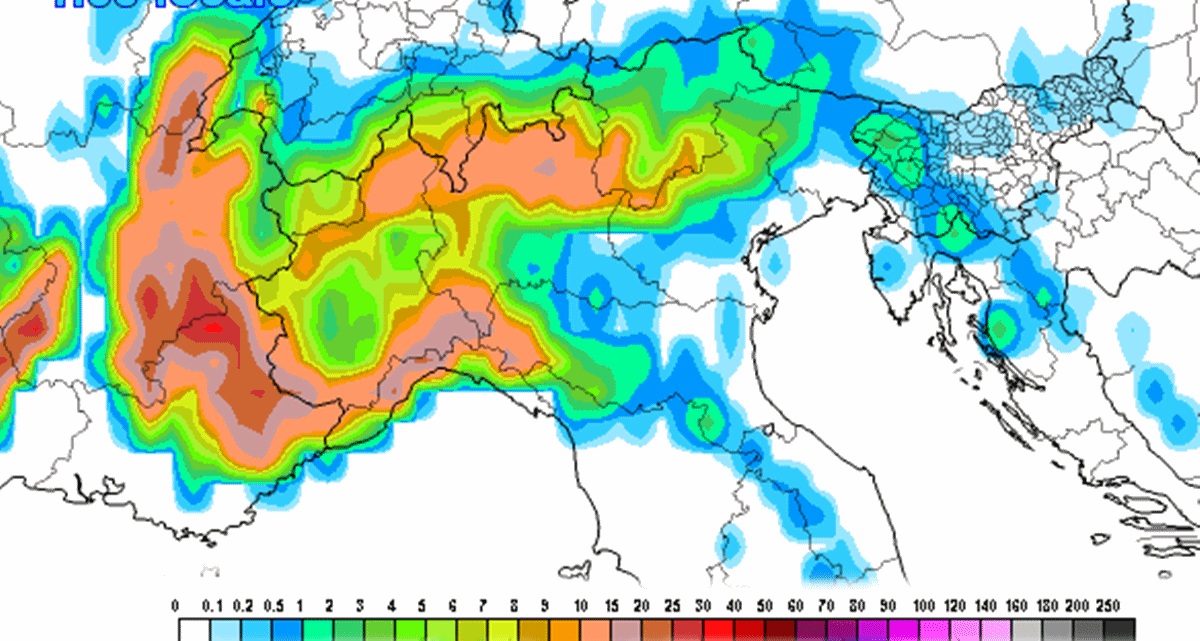 neve pianura ecmwf