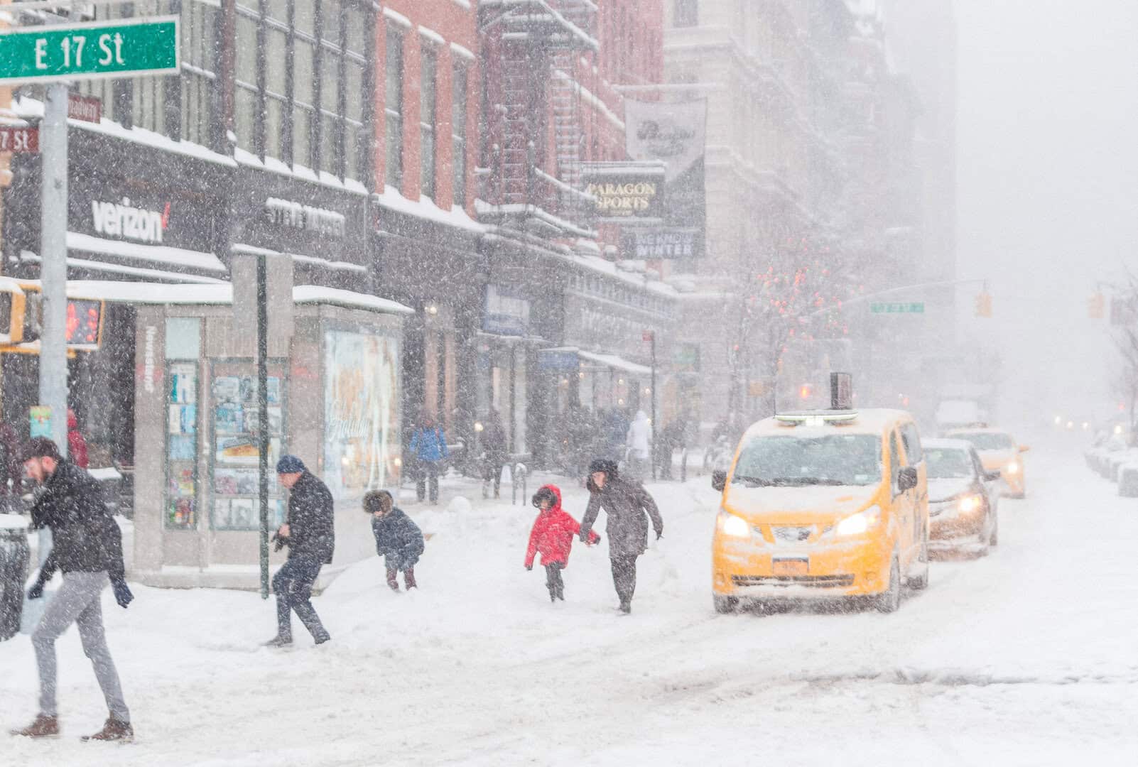 La grande neve del Nord America, situazione in queste ore