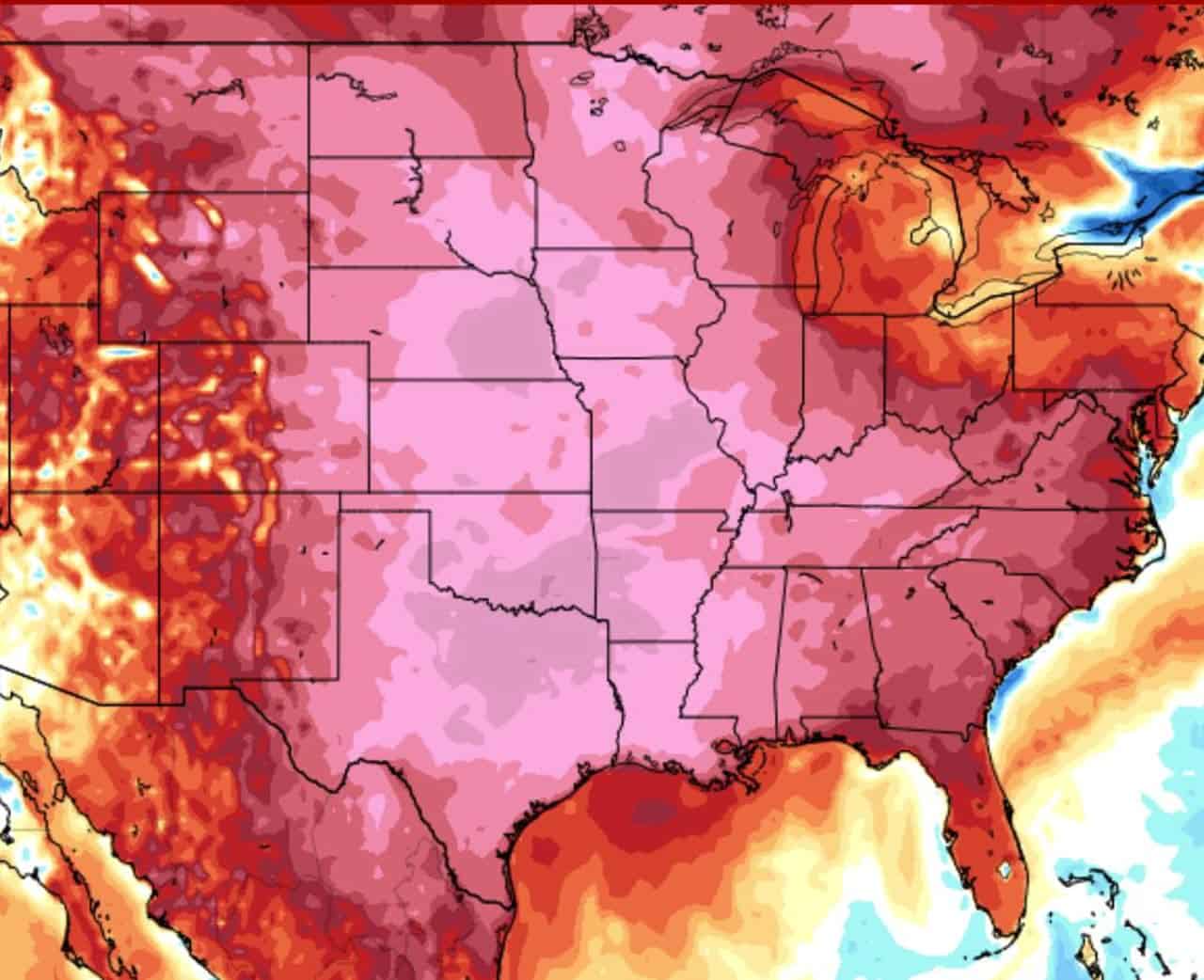Meteo Nord America: l’inverno scompare, arriva il caldo