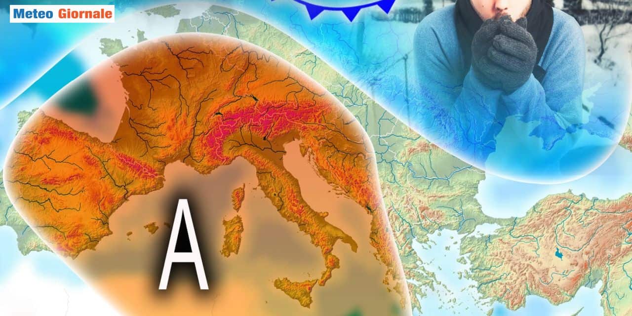 Anticiclone per qualche giorno, inverno in ritirata