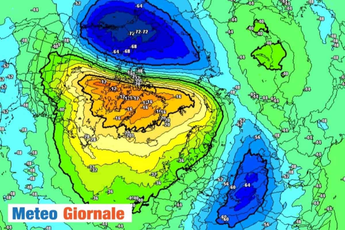 Rivoluzione meteo, SPLIT del Vortice Polare: Mega Lobo pronto a colpire