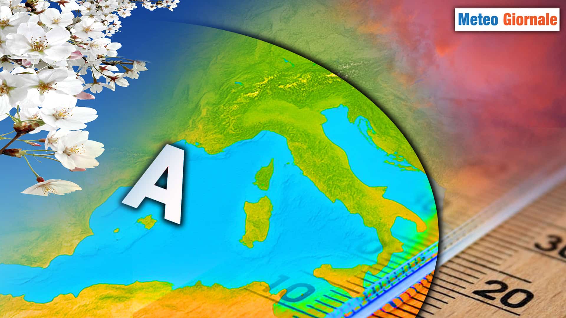 Meteo : Temperature Fino a 20°C, l’Italia si scalda