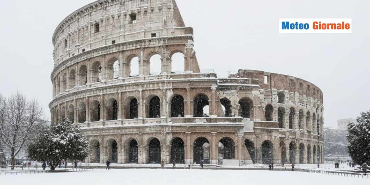 NEVE in Marzo a Roma e Napoli: evento di rilievo storico