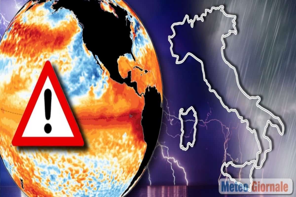 El Nino Costero Italia estate rischio jet
