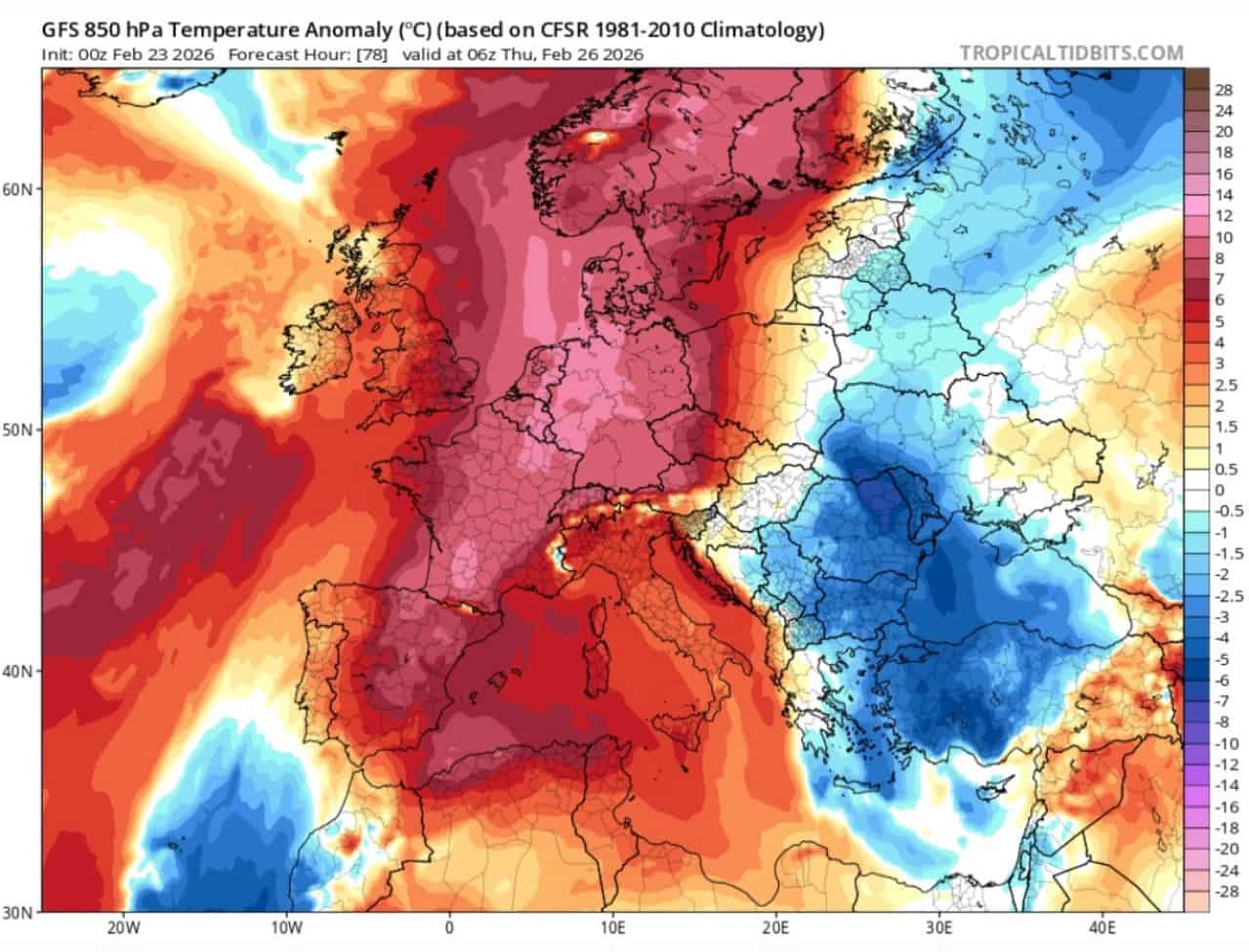 Heat Dome Europa ritorno del freddo