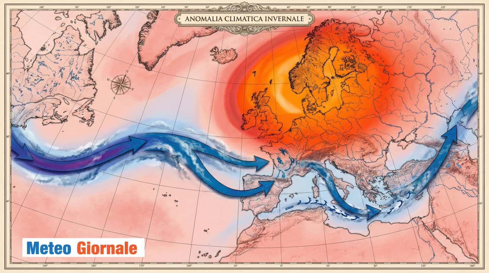 Inverno: la NAO negativa come nel 2026, cosa sarebbe accaduto 15 anni fa