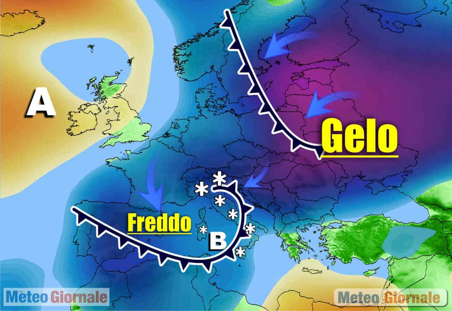 Meteo febbraio ribalta tutto: neve e freddo in arrivo