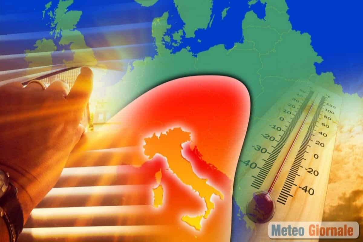 caldo anticiclone Mediterraneo getto