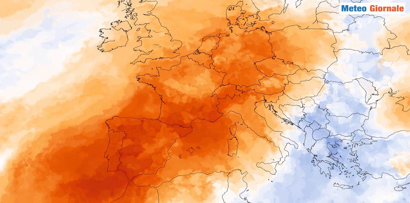 Temperature in rialzo verso valori sopra la media