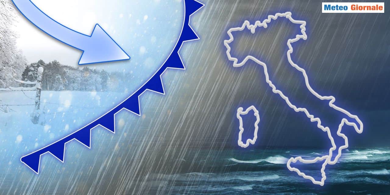 Perturbazioni in rotta sull'Italia