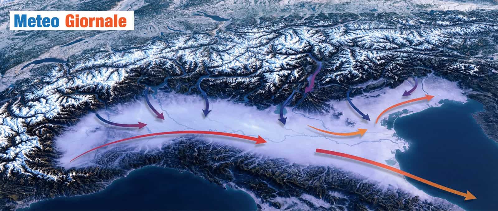 Il freezer d’Europa: quando la Pianura Padana diventa un frigorifero naturale