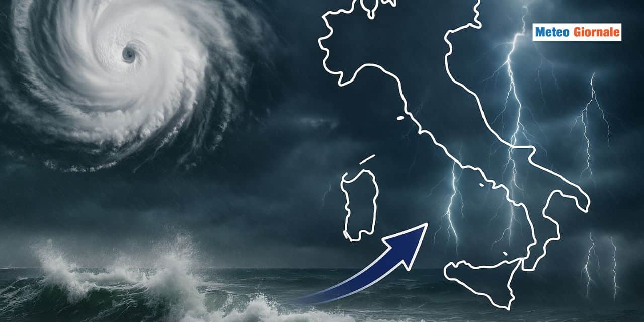 Caldo anomalo che lascia spazio ad un ciclone pericoloso, c’è la data