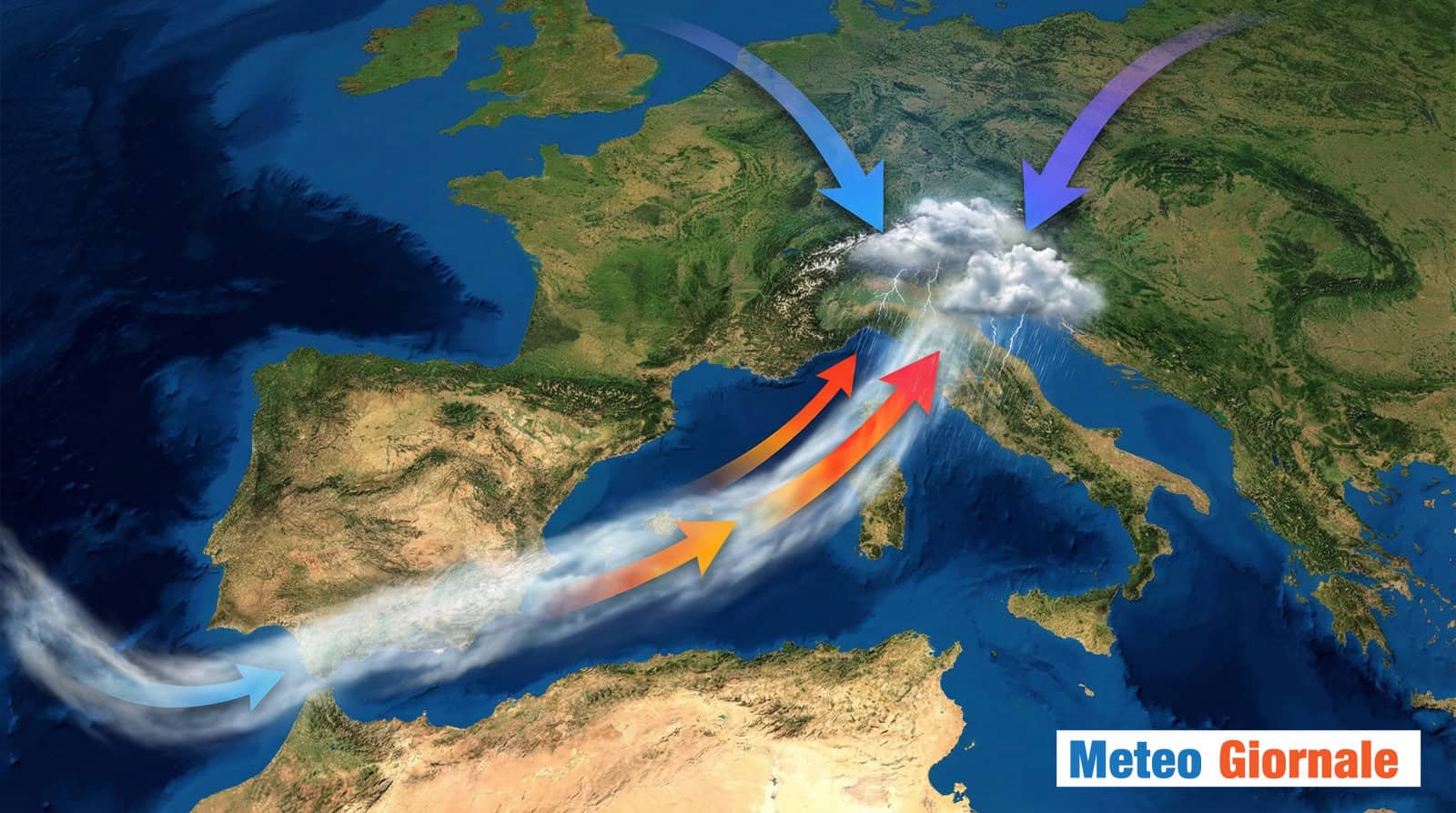 Italia, i danni causati dai fiumi atmosferici