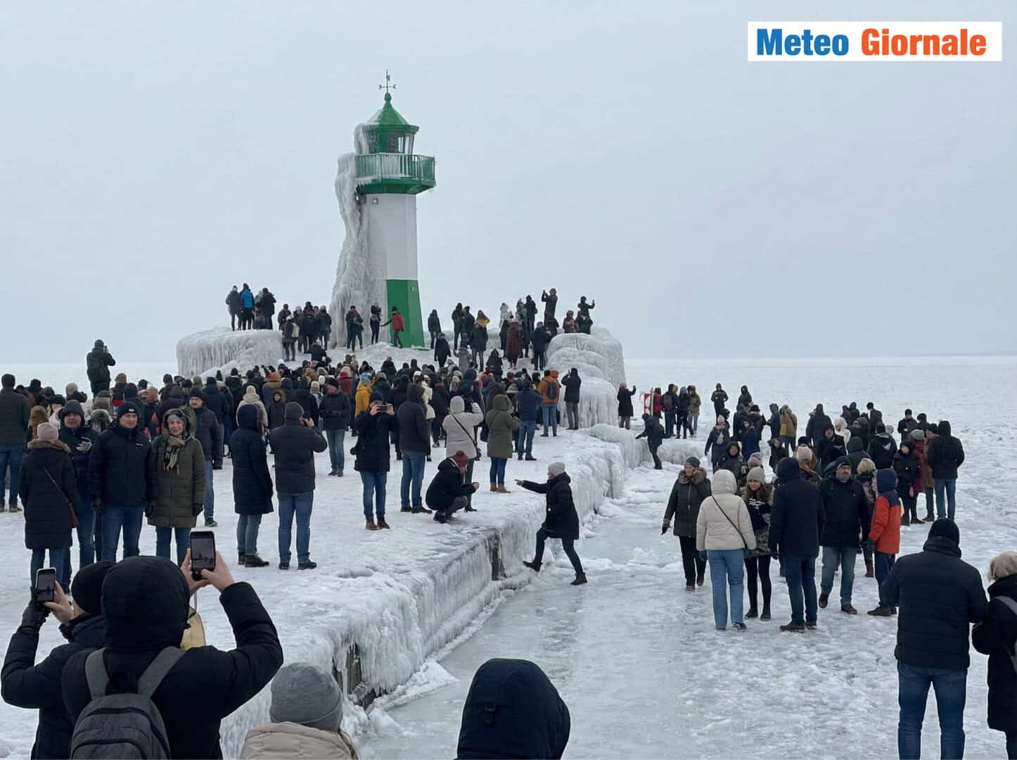 Ghiaccia il mare davanti Germania, gelano i fiumi. Non succedeva da molti anni
