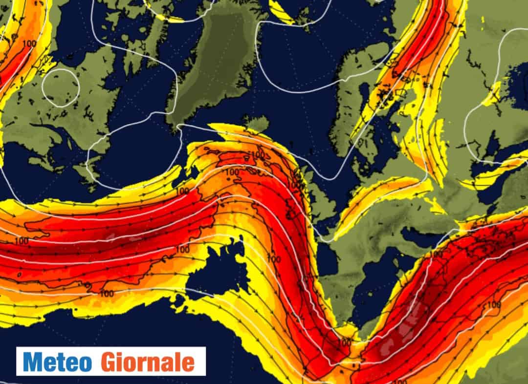 Meteo: Getto a 300 km/h, ecco cosa cambia sul nostro territorio