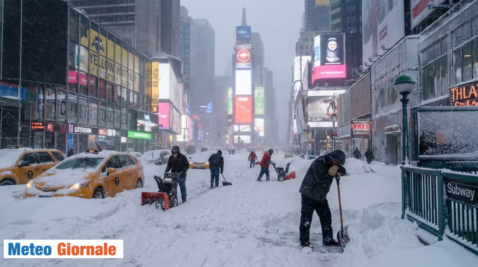 Neve record e trasporti in tilt: il Blizzard paralizza New York