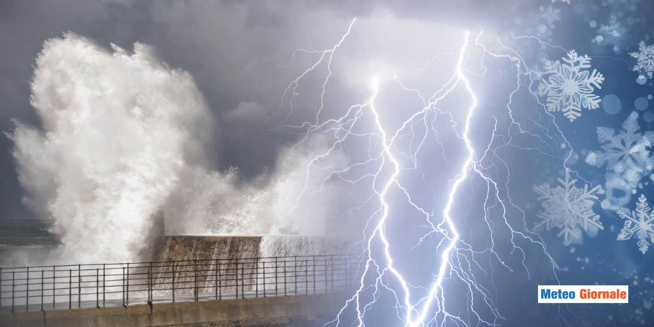 Ciclone la prossima settimana con maltempo, poi spunta il freddo da est
