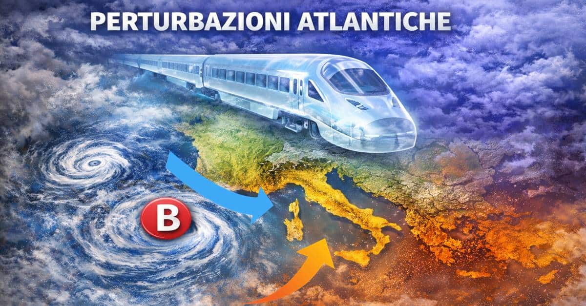 Treno di perturbazioni inarrestabile, ma spunta la luce in fondo al tunnel