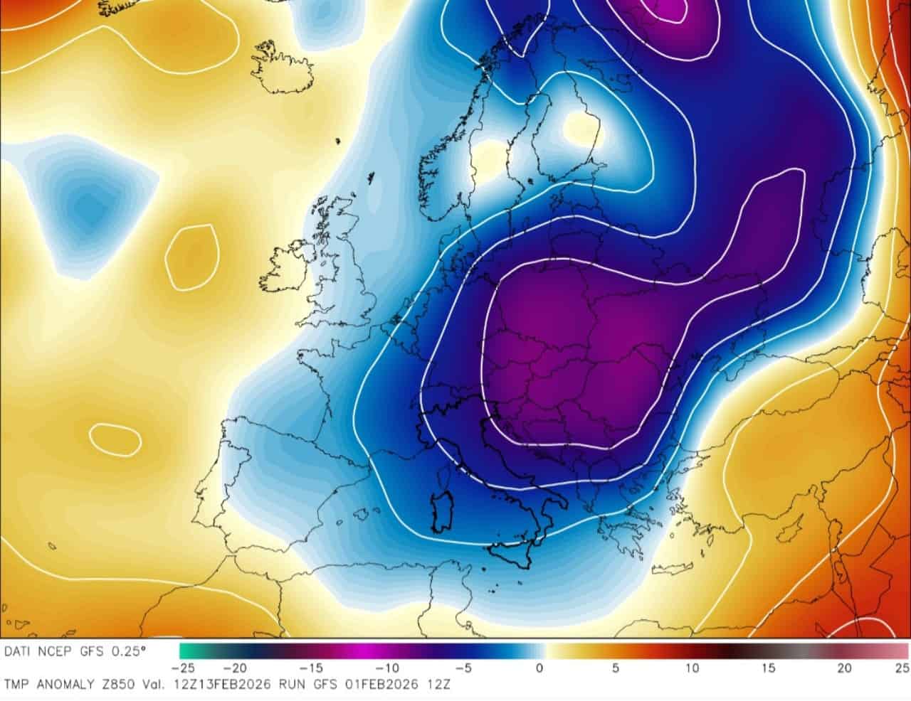 meteo dal 10 febbraio cambia