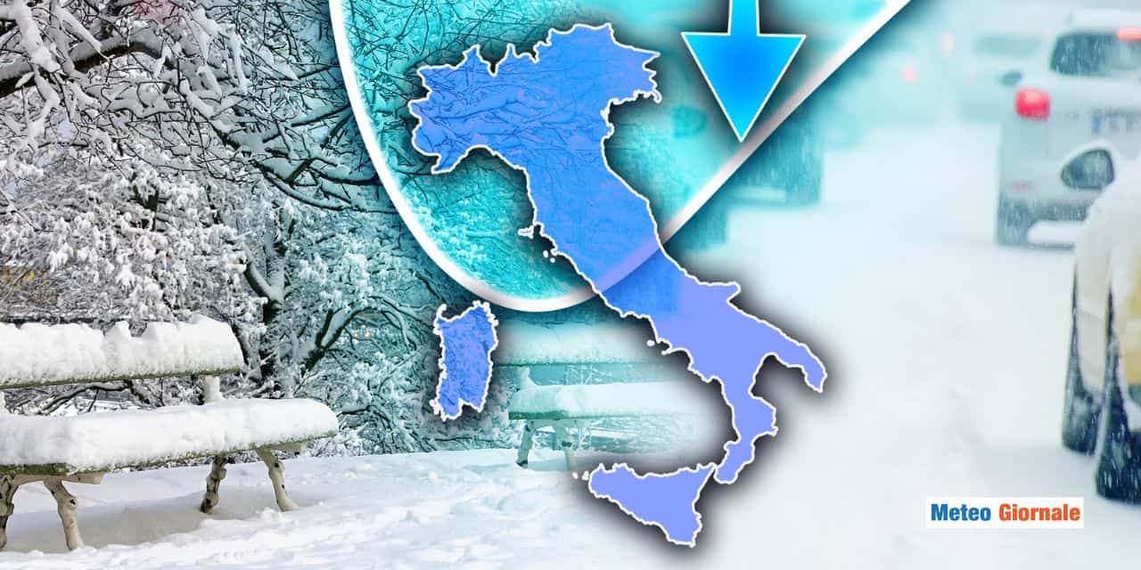 Finale di Febbraio da brividi, due ondate di freddo e neve