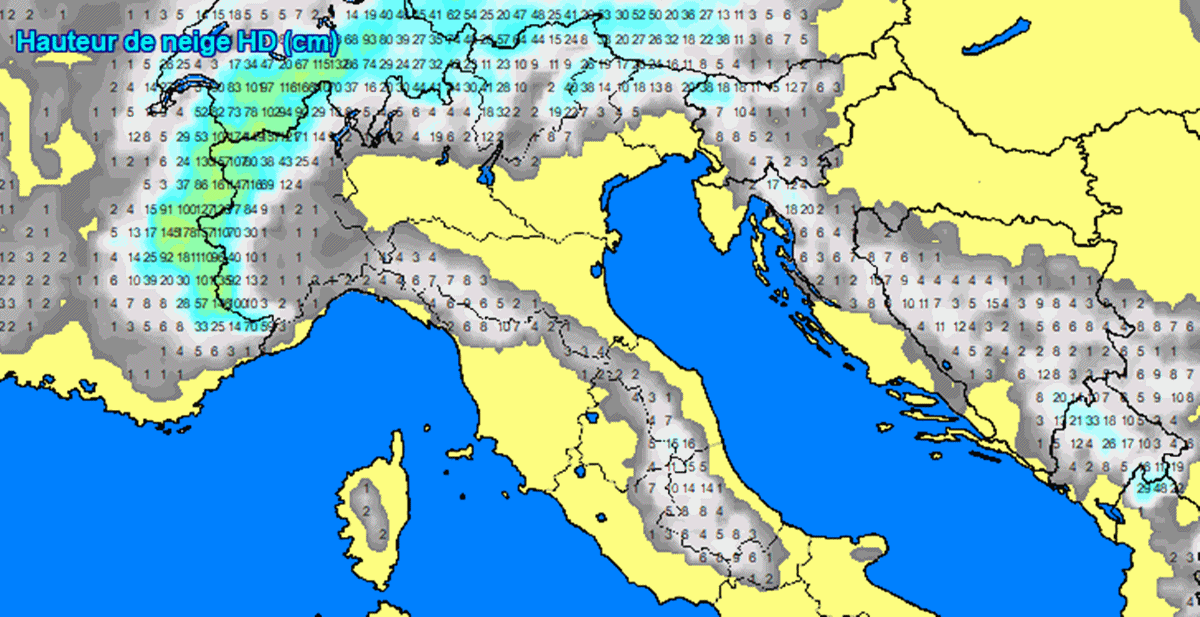 neve pianura