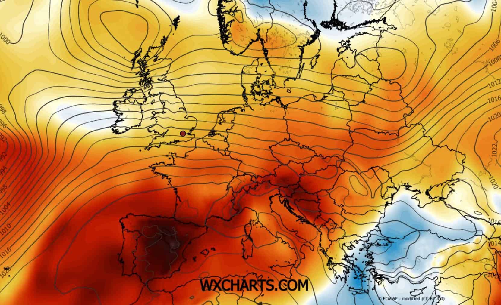 Impressionanti ed enormi anomalie climatiche in questi giorni. Se le traslassimo in estate sarebbero dolori...