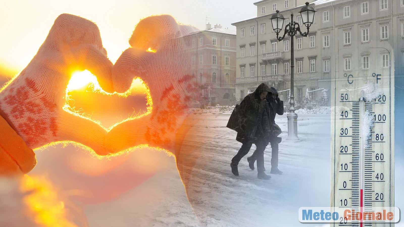 Meteo illusione di primavera poi arriva la neve